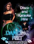Dancing feet disco and karaoke hire carmarthen